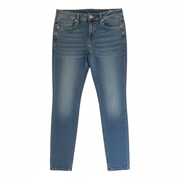 True Religion Women's Blue Pink Skinny Jeans Crystal Embellished Pockets size 30 - Picture 4 of 9